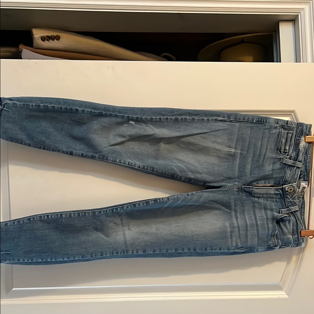 PAIGE High Rise Women Jeans - Light Blue